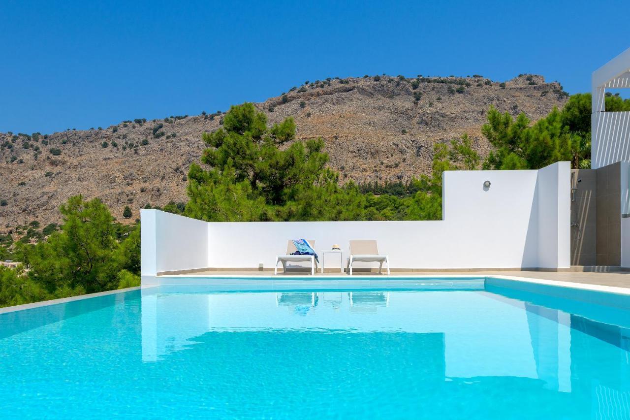 Villa Allegra With Pool In Pefkos, Lindos Area Pefki  Exterior photo